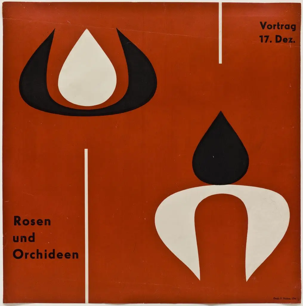 Rosen und Orchideen / Vortrag 17. Dez by Otl Aicher (also known as Otto Aicher)