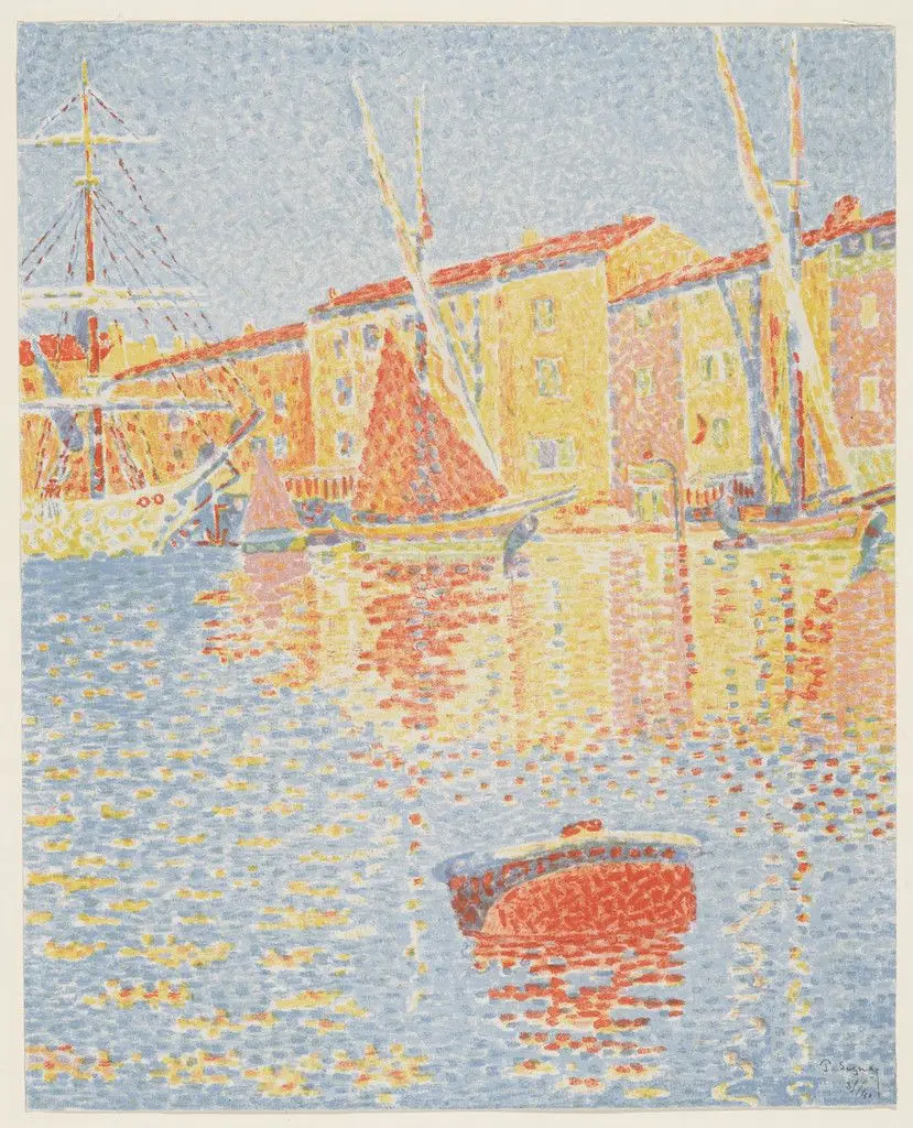 The Buoy (Saint Tropez Harbor) by Paul Signac