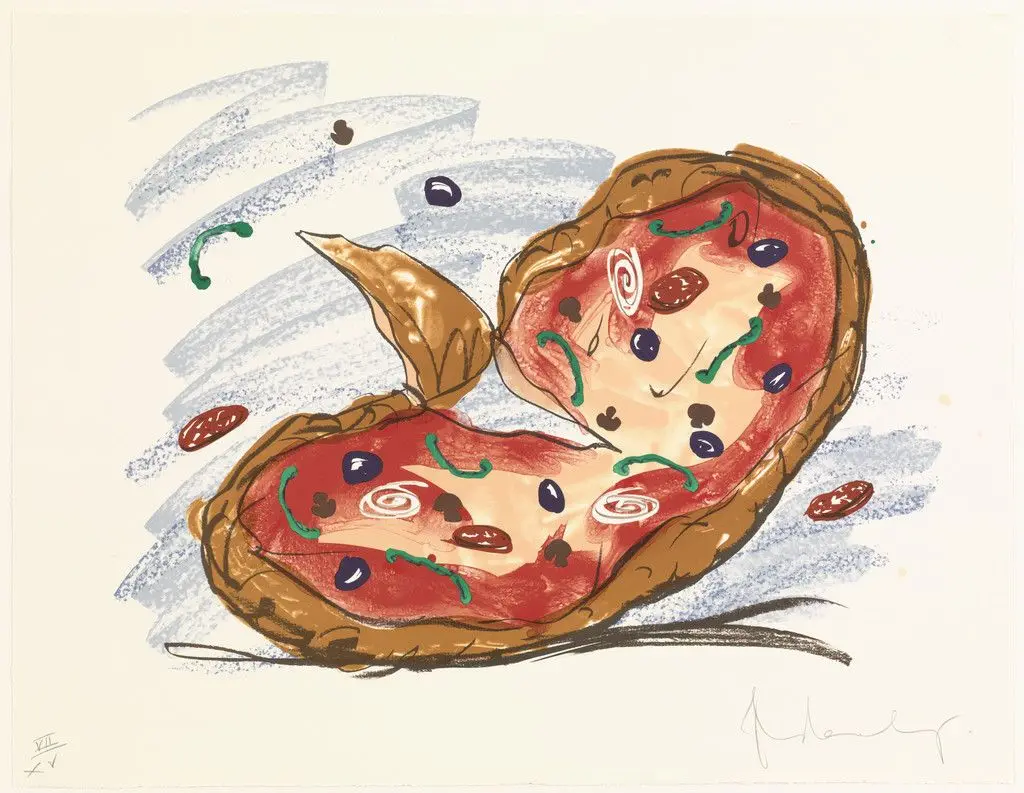 Pizza / Palette by Claes Oldenburg