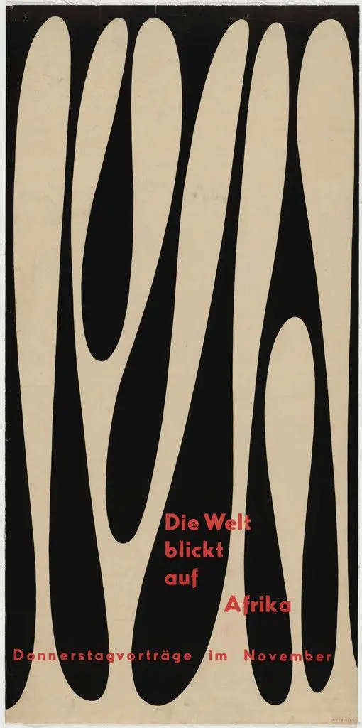 Die Welt blickt auf Afrika by Otl Aicher (also known as Otto Aicher)