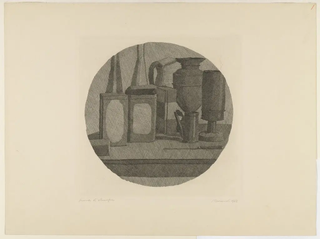 Circular Still Life by Giorgio Morandi