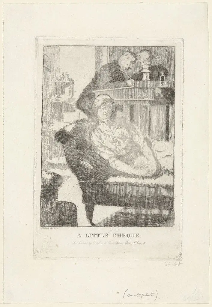 A Little Cheque by Walter Richard Sickert