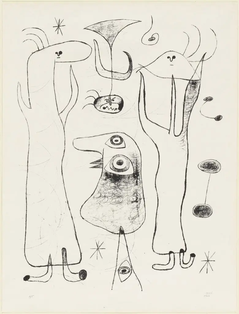 Barcelona, XIII by Joan Miró