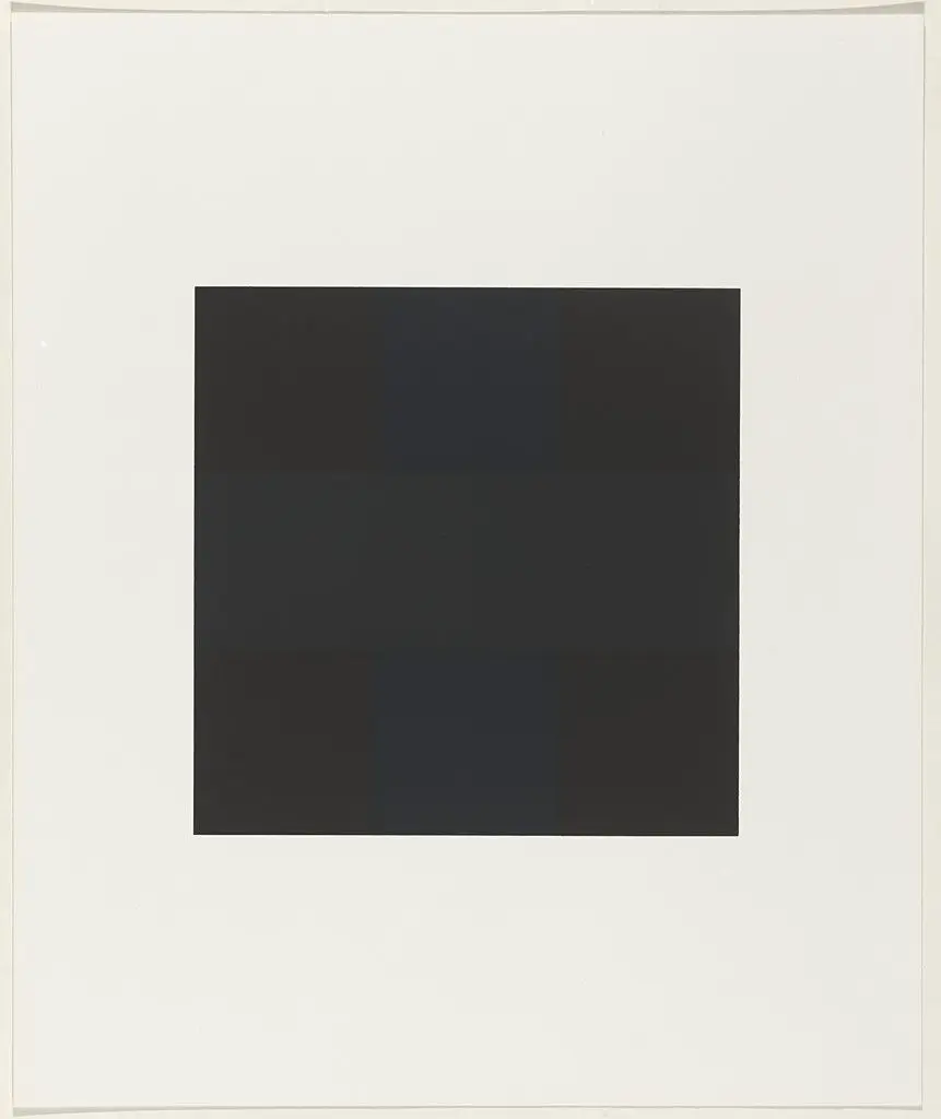 Untitled from X + X (Ten Works by Ten Painters) by Ad Reinhardt