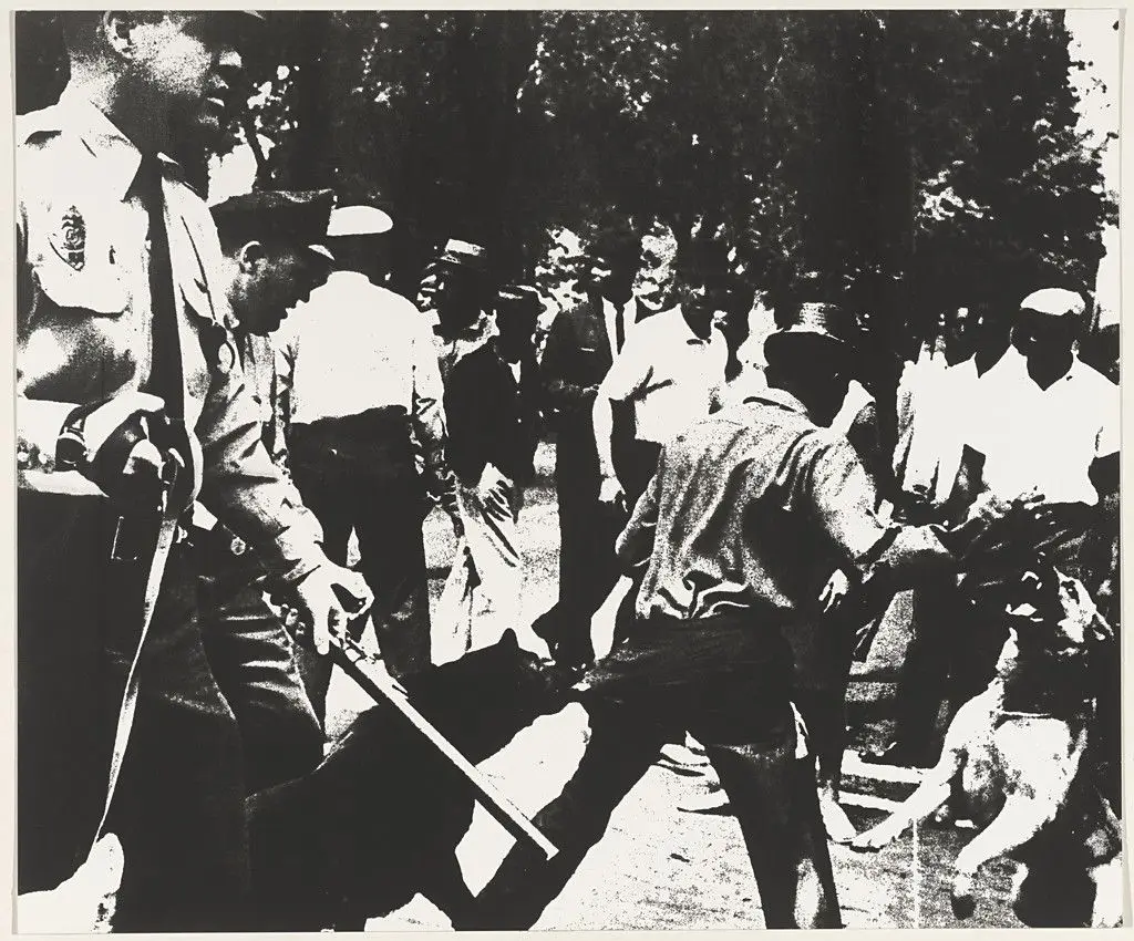 Birmingham Race Riot from X + X (Ten Works by Ten Painters) by Andy Warhol