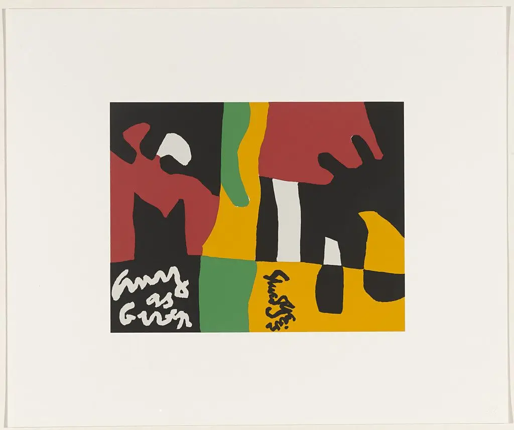 Untitled from X + X (Ten Works by Ten Painters) by Stuart Davis