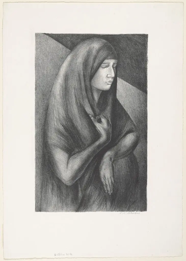 Soldier's Wife by José Clemente Orozco