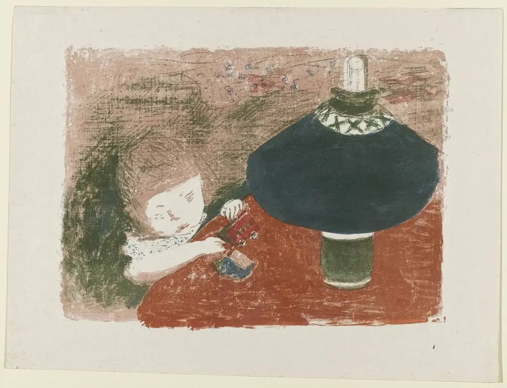 Child with Lamp (L'enfant à la lampe) by Pierre Bonnard