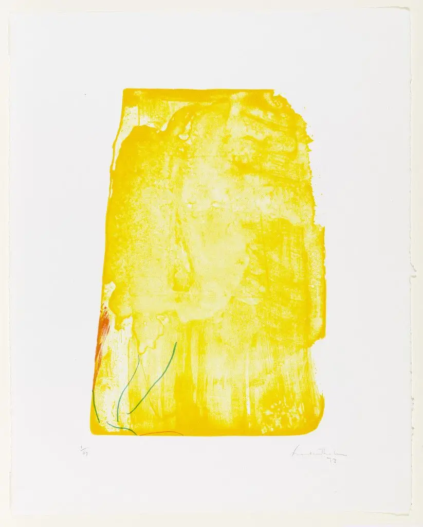 I Need Yellow by Helen Frankenthaler