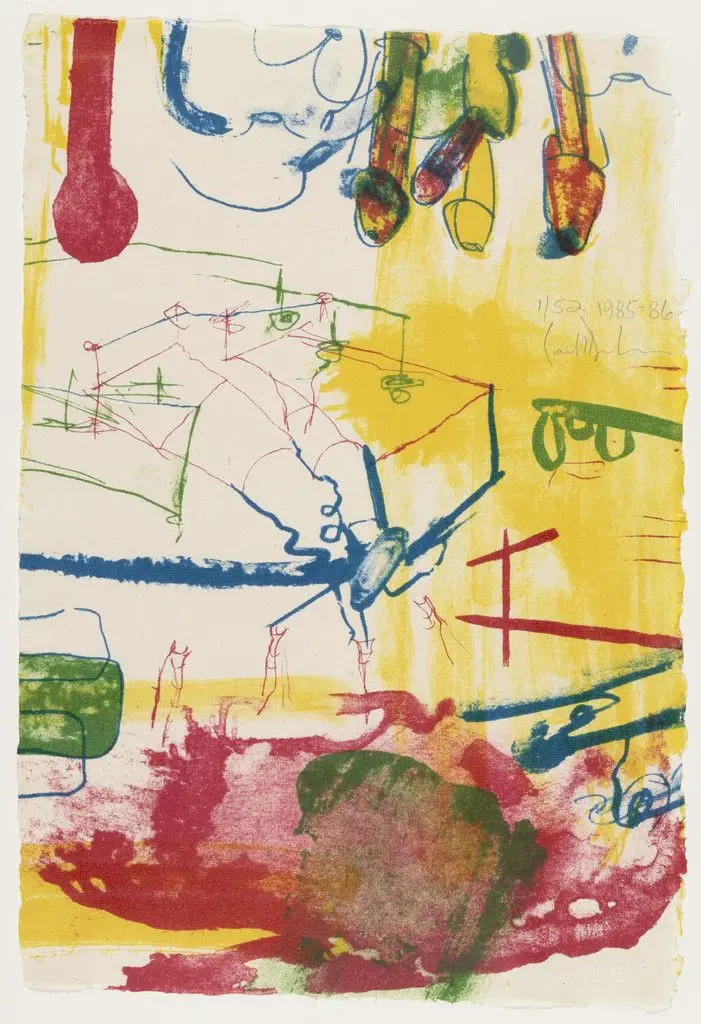 Color Message C by Carroll Dunham