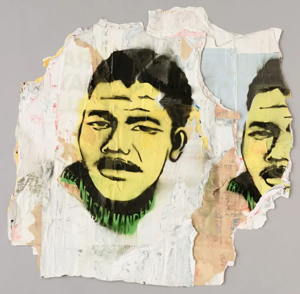 Free Nelson Mandela by David Hammons