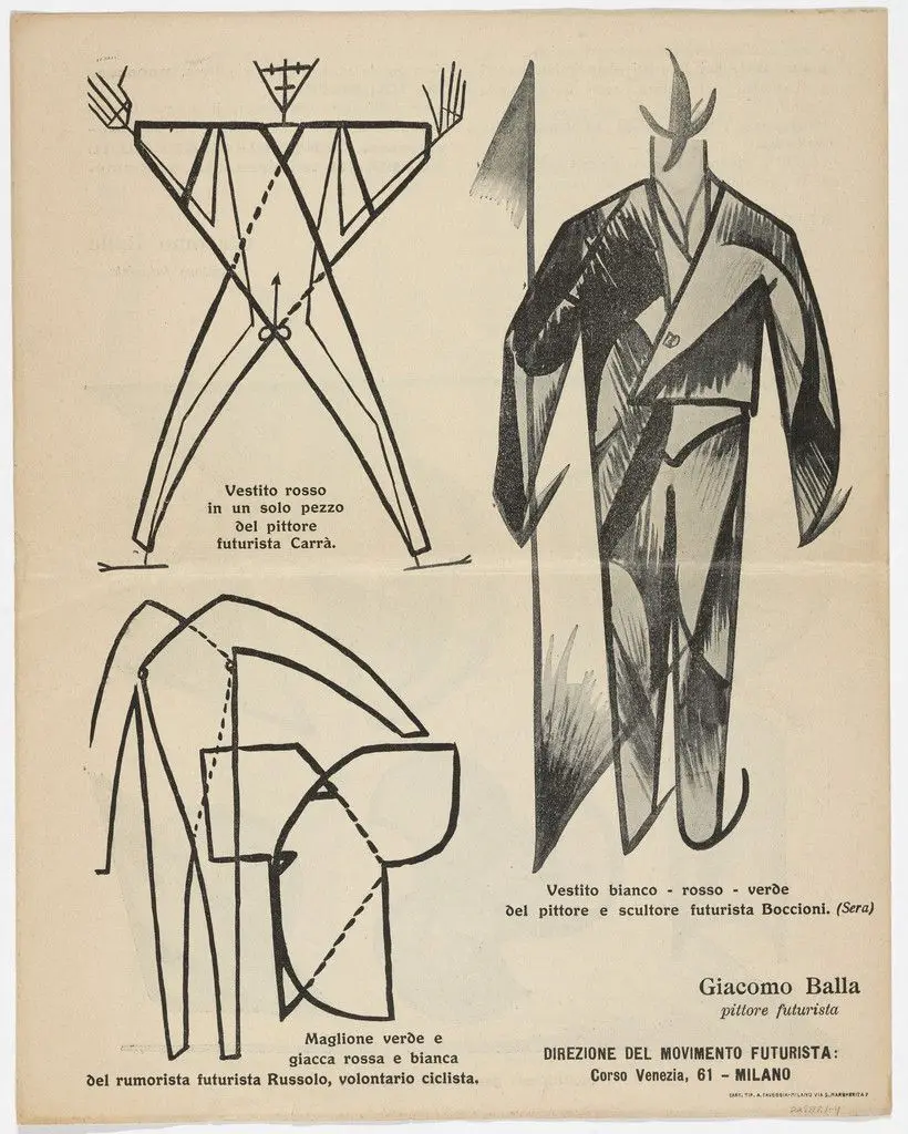 Il Vestito Antineutrale. Manifesto Futurista by Filippo Tommaso Marinetti