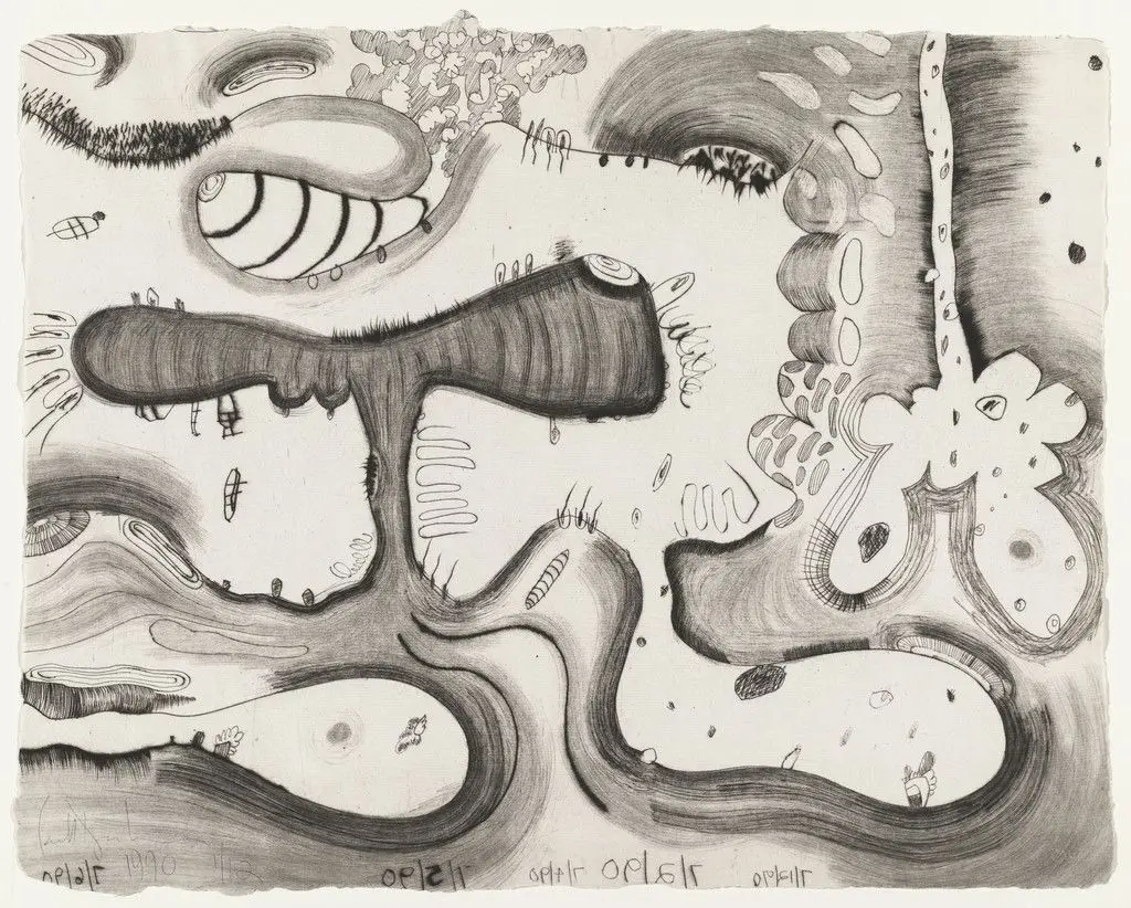 At The Edge by Carroll Dunham