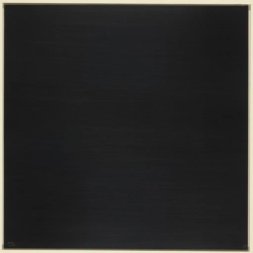 Abstract Print from New York International by Ad Reinhardt
