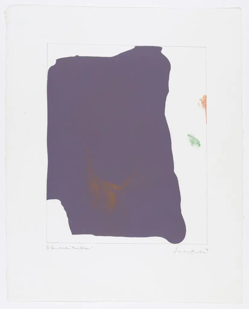 Variation I on Mauve Corner by Helen Frankenthaler