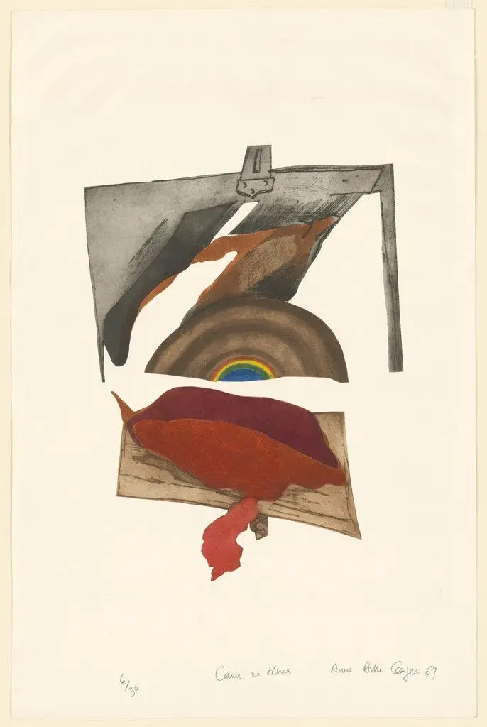 Carne na tábua (Meat on the Table) by Anna Bella Geiger