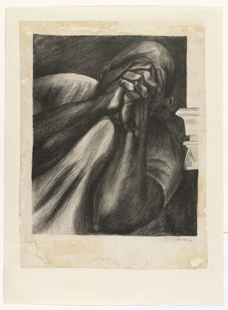 Grief (Aflicción) by José Clemente Orozco