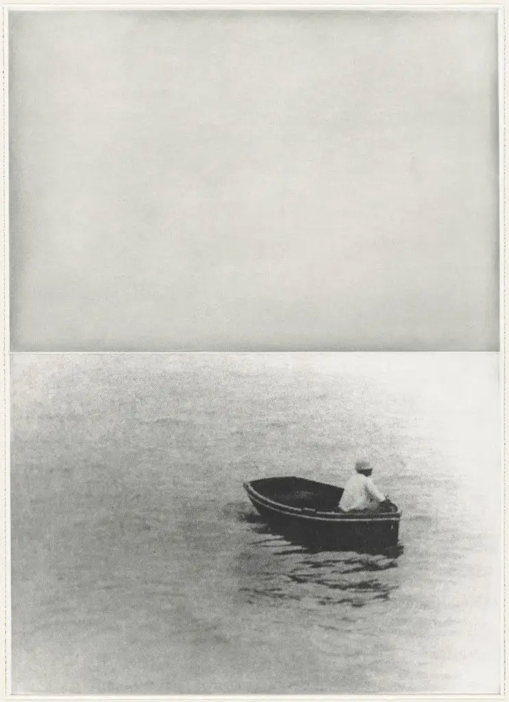 Boat (With Figure Standing) from the portfolio Hegel's Cellar by John Baldessari
