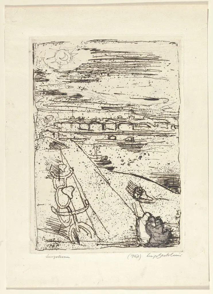 Tiber Waterfront (Lungotevere) by Luigi Bartolini