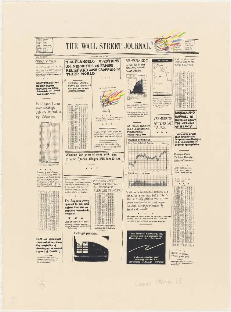 Wall Street Journal by Conrad Atkinson