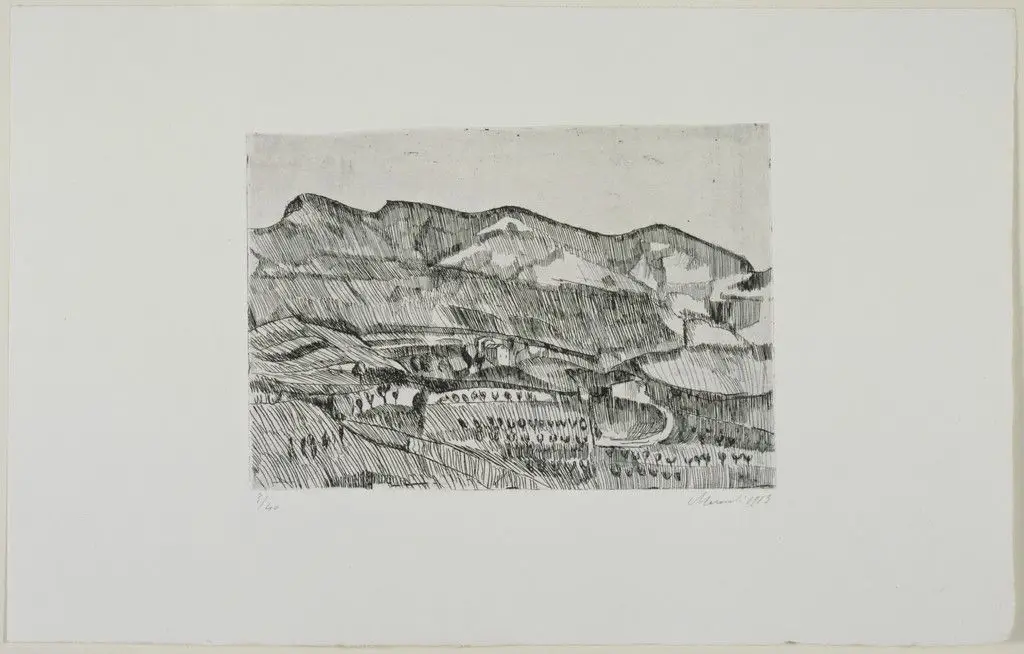 Landscape by Giorgio Morandi