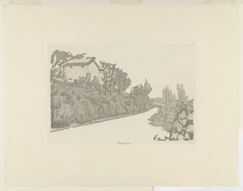 Landscape by Giorgio Morandi