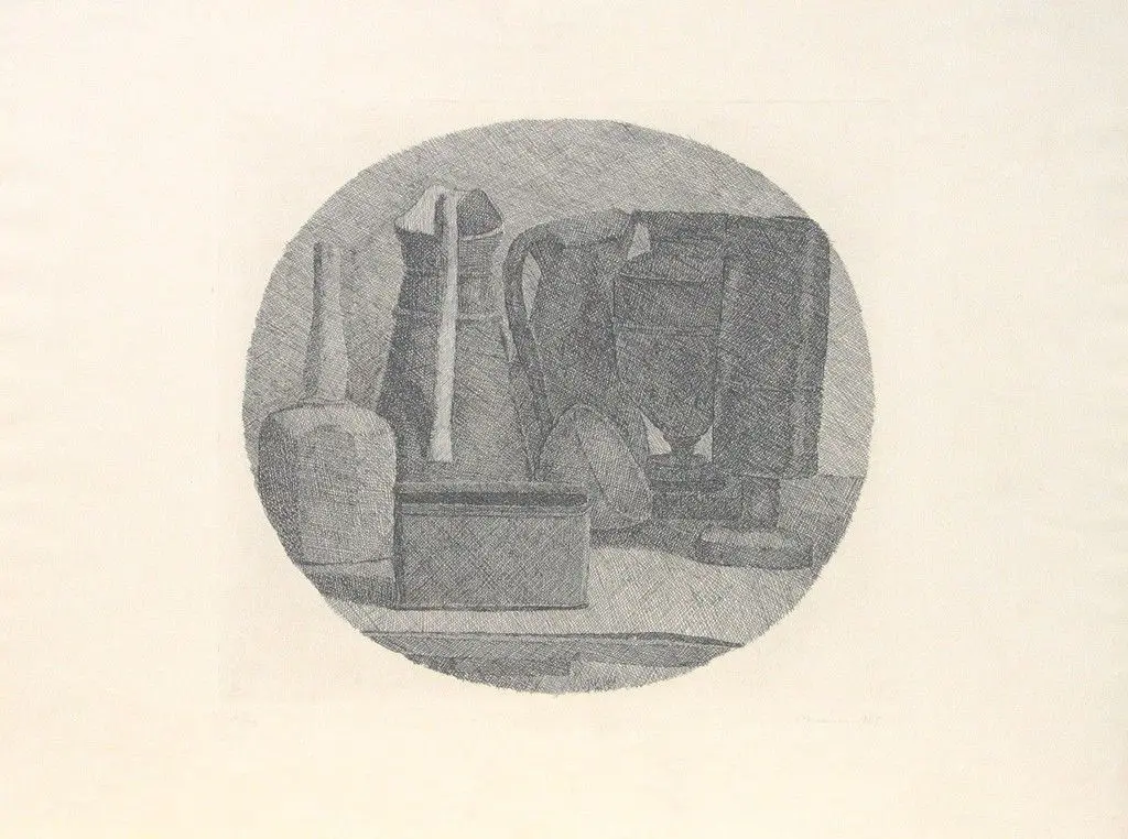 Oval Still Life by Giorgio Morandi