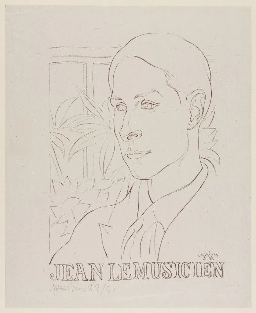 Jean, The Musician by Juan Gris