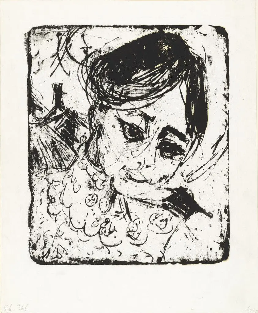 Peasant's Daughter (Bauerntochter) by Ernst Ludwig Kirchner