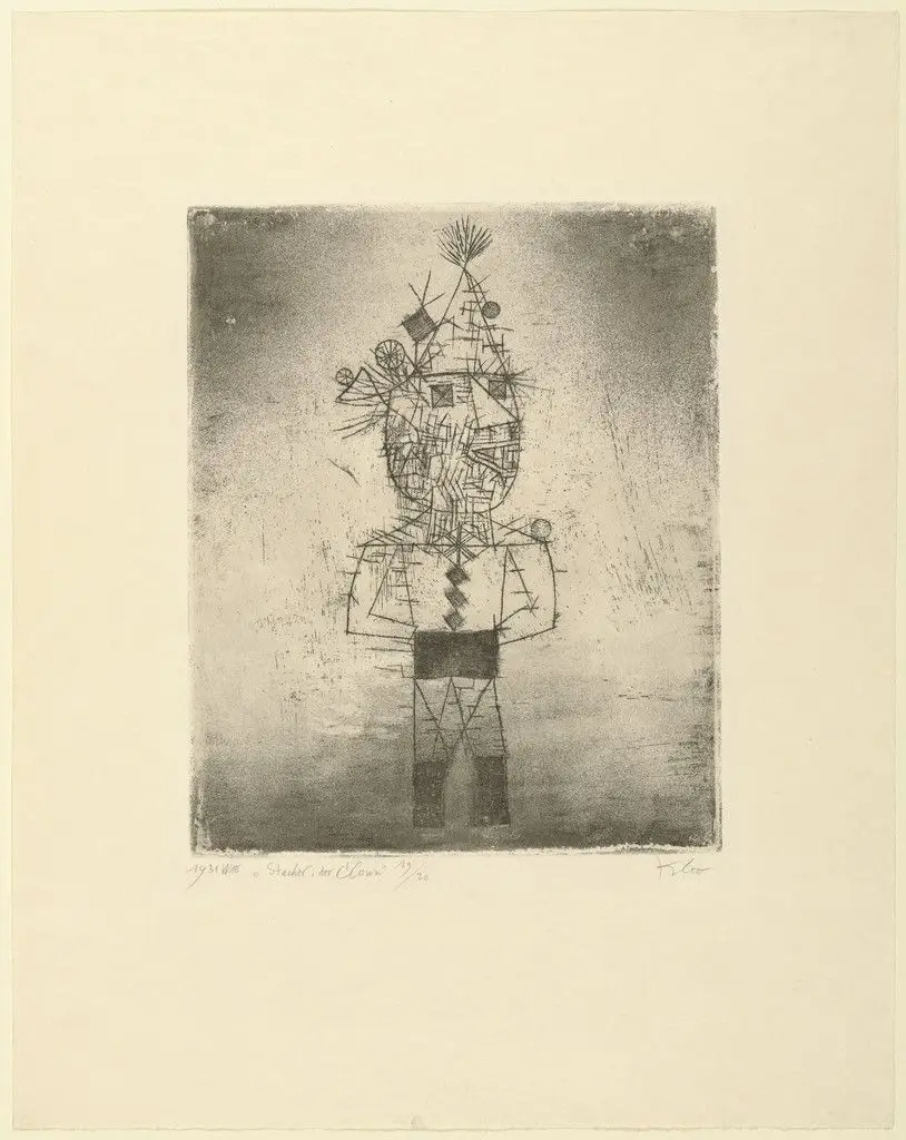 Prickle the Clown (Stachel der Clown) by Paul Klee