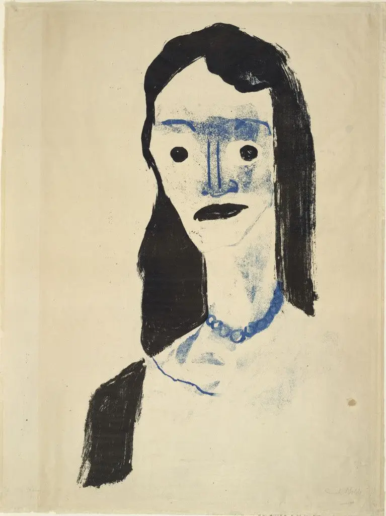 Mrs. A.S. (Frau A.S.) by Emil Nolde