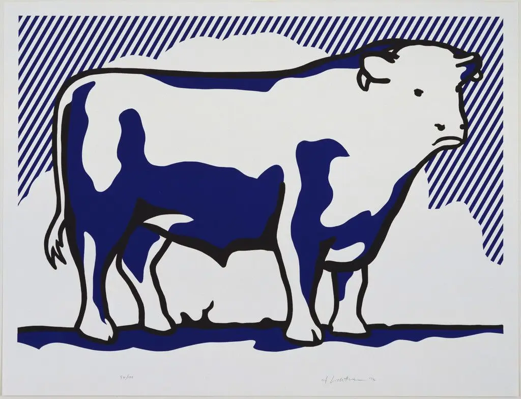 Bull II from Bull Profile Series by Roy Lichtenstein