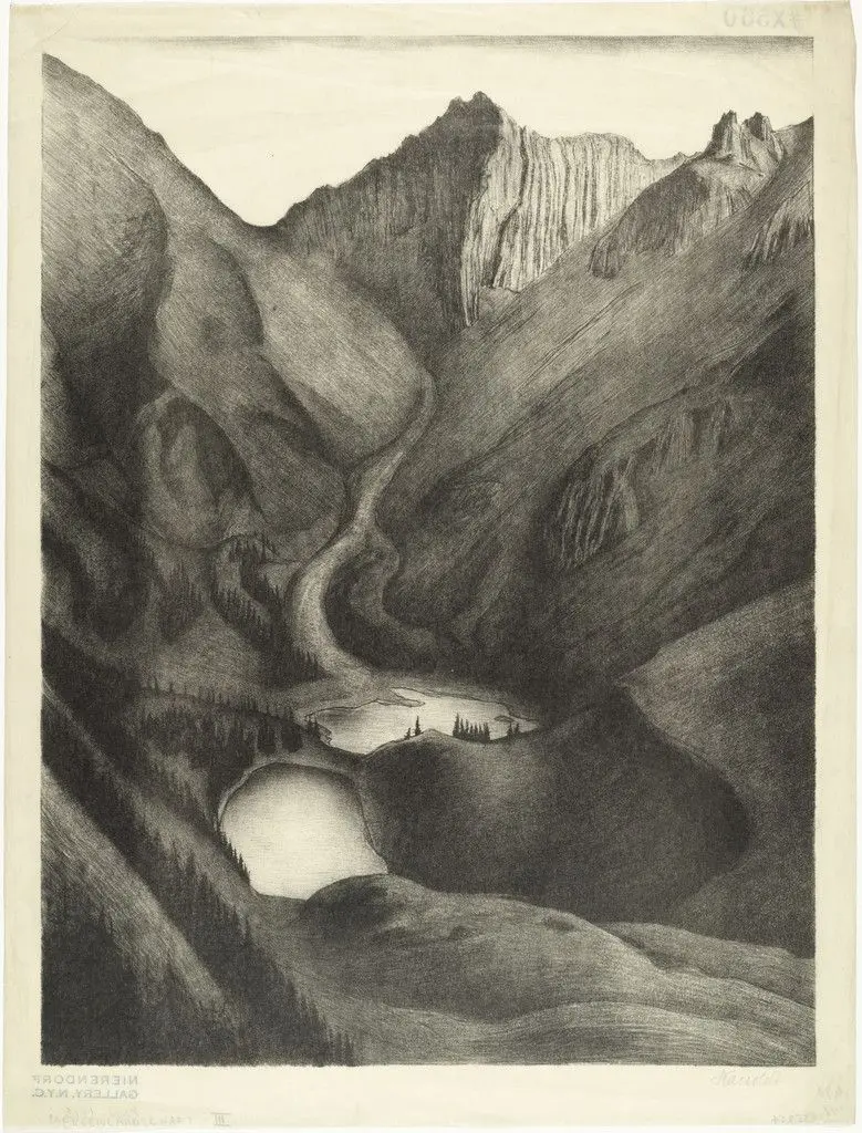 Soiern Lakes (Soiernseen) by Alexander Kanoldt