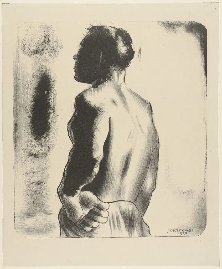 Male Torso (Torso masculino) by Candido Portinari