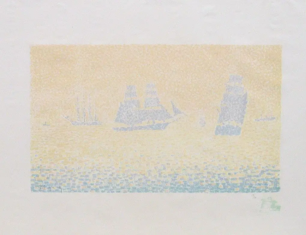 The Boats by Paul Signac