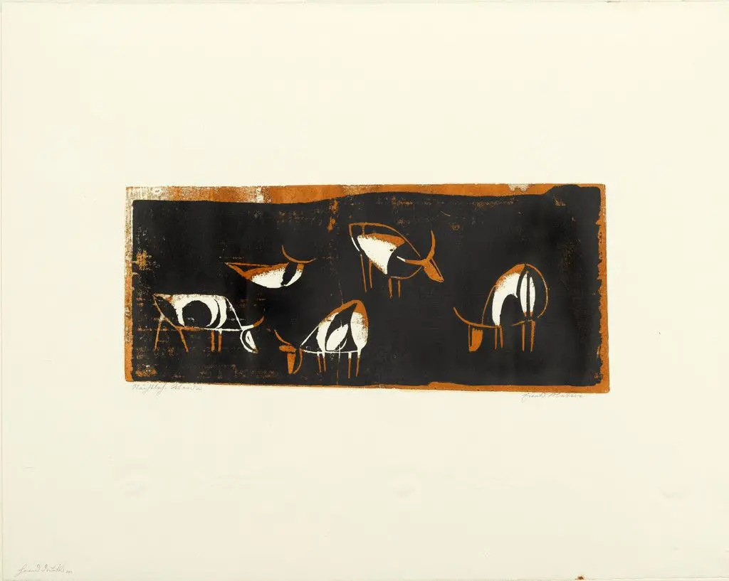 Nocturnal Pasture (Nächtliche Weide) by Ewald Mataré