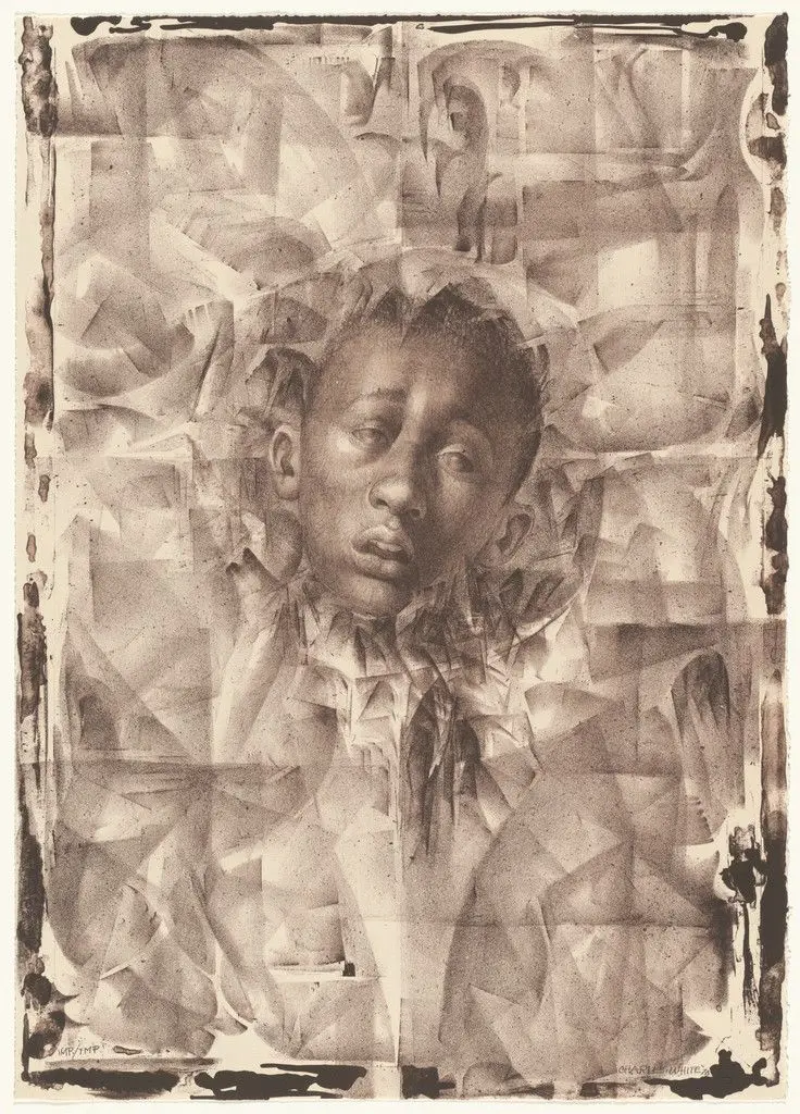 Wanted Poster Series #11 and Wanted Poster Series #11a by Charles White