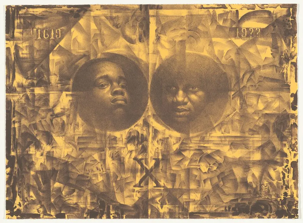 Wanted Poster Series #14a by Charles White