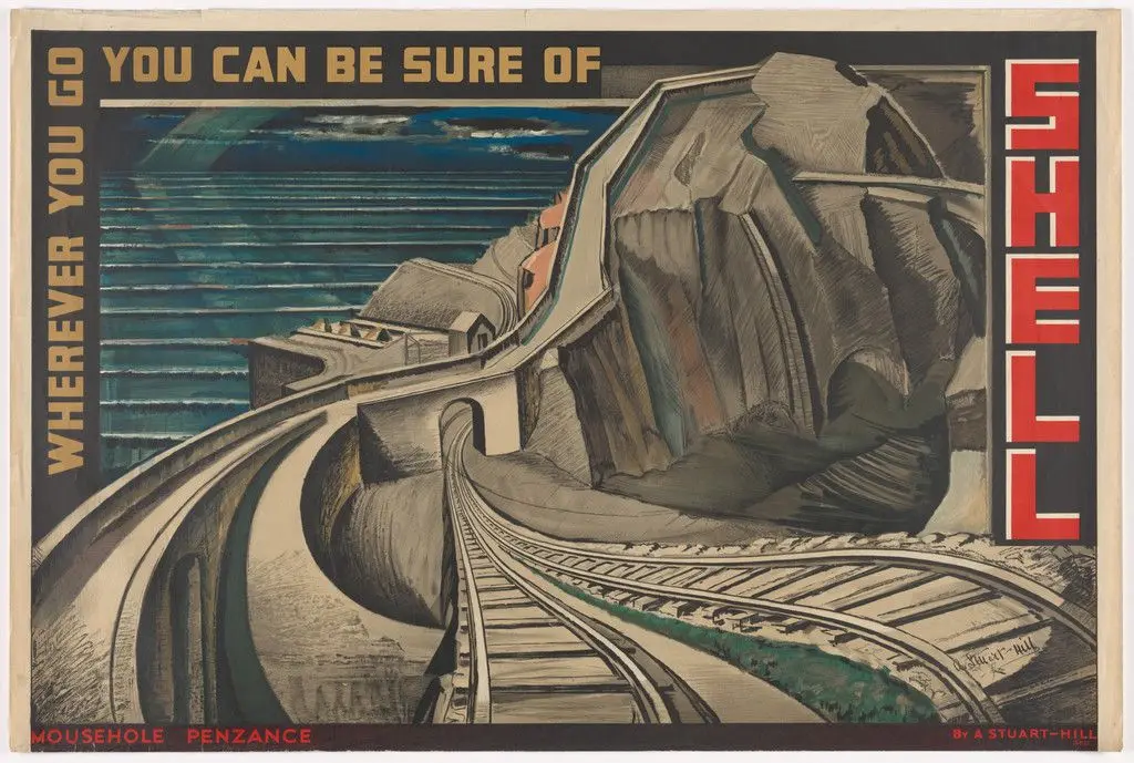 Mousehole Penzance. Wherever You Go You Can Be Sure Of Shell by A. Stuart-Hill