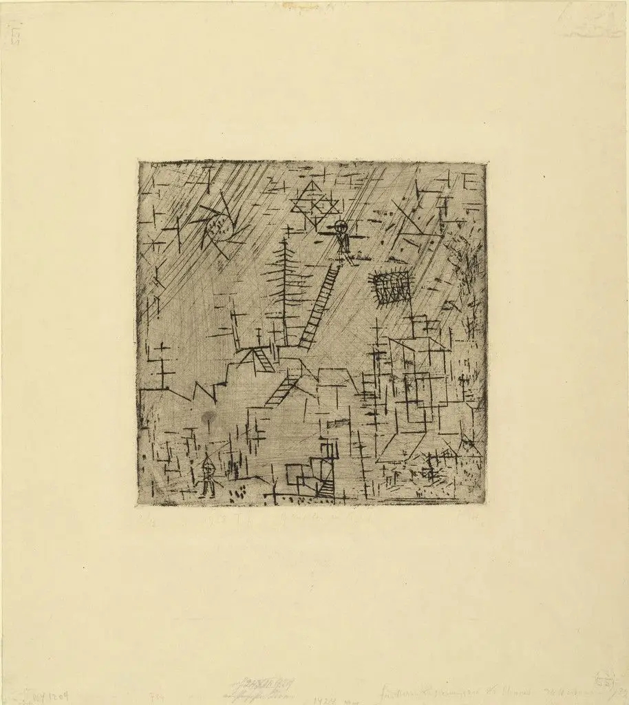 Juggler in April (Gaukler im April) by Paul Klee