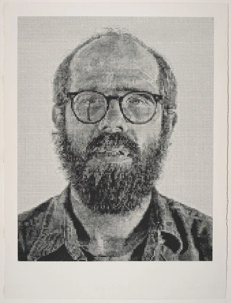 Self-Portrait by Chuck Close