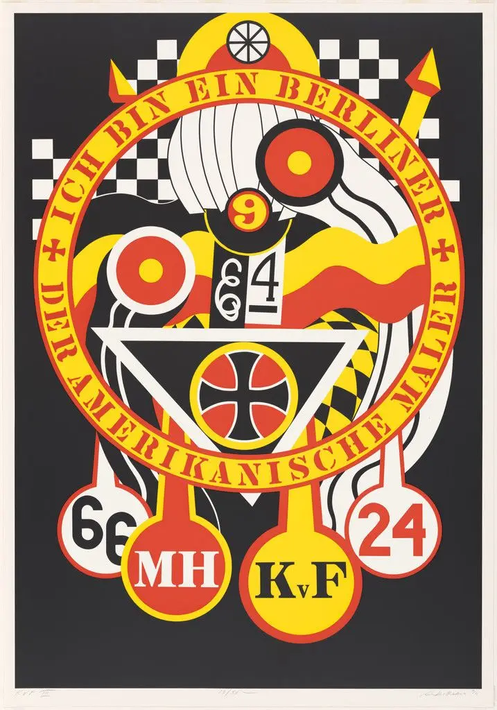 KvF III from The Hartley Elegies: The Berlin Series by Robert Indiana