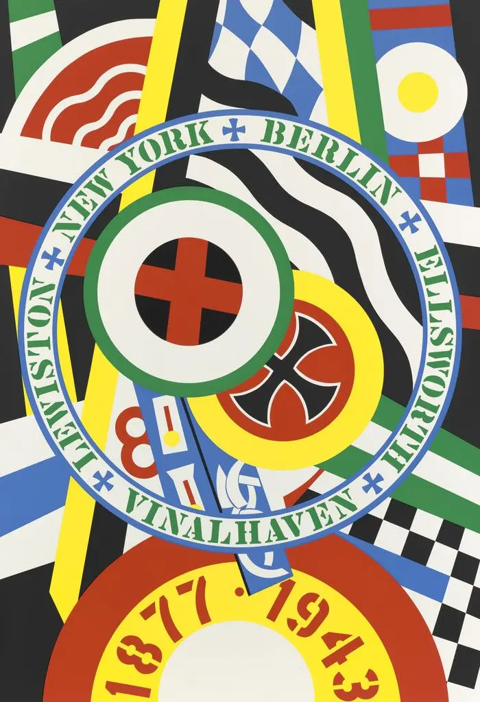 KvF IV from The Hartley Elegies: The Berlin Series by Robert Indiana