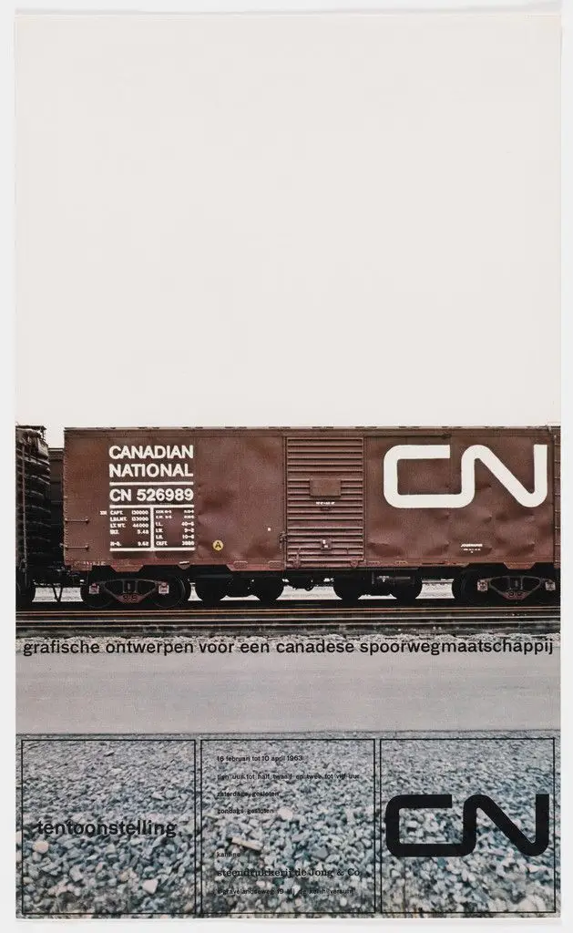 Exhibition of graphics of Canadian National Railways at the galleries of the Steendrukkerij de Jong & Co. by Pieter Brattinga