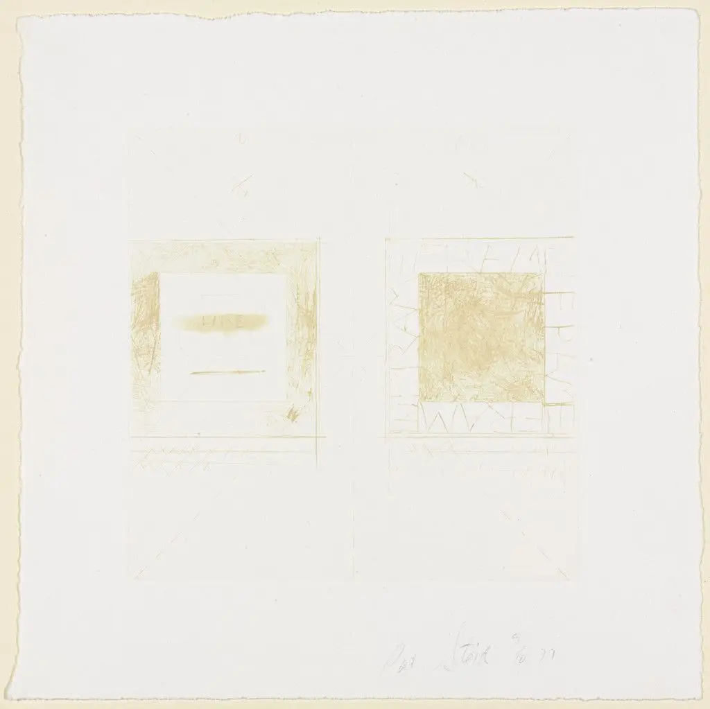 Line Frame by Pat Steir