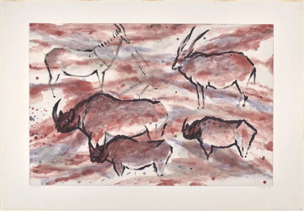 Les Eyzies by Elaine de Kooning