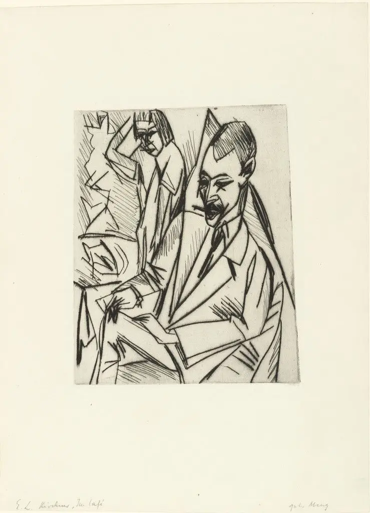 Gewecke and Erna (Gewecke und Erna) by Ernst Ludwig Kirchner