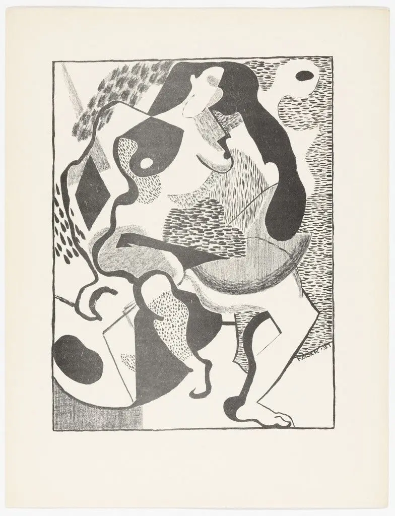 Untitled from American Abstract Artists by Ray Eames