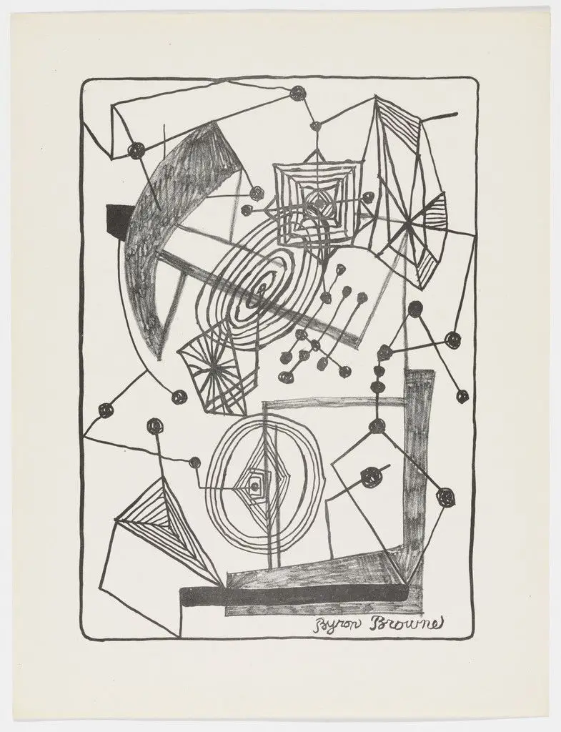 Untitled from American Abstract Artists by Byron Browne