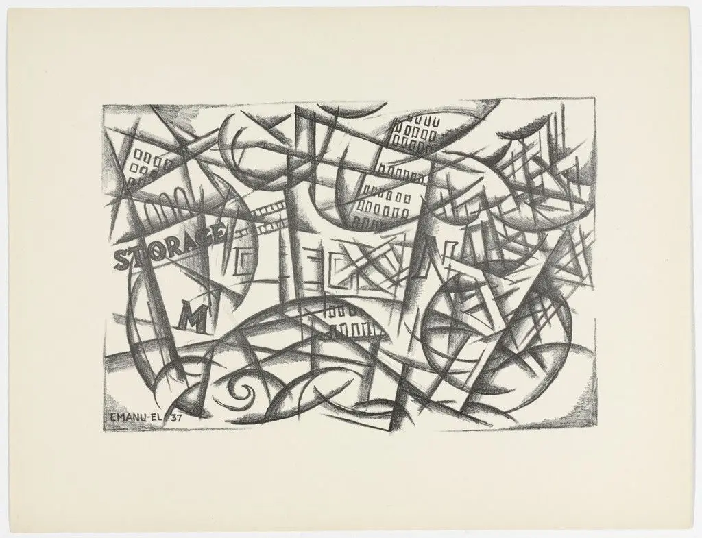 Untitled from American Abstract Artists by Herzl Emanuel